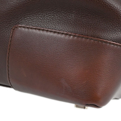 Loewe Brown Leather Fusta Tote Handbag