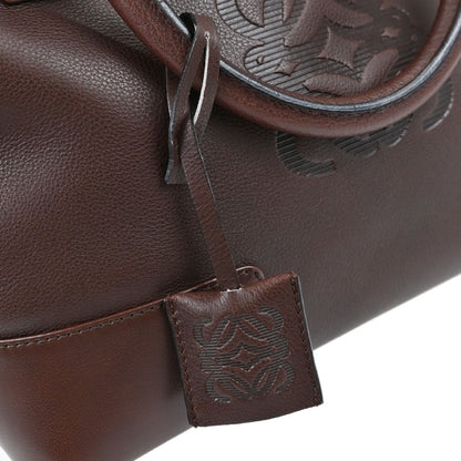 Loewe Brown Leather Fusta Tote Handbag