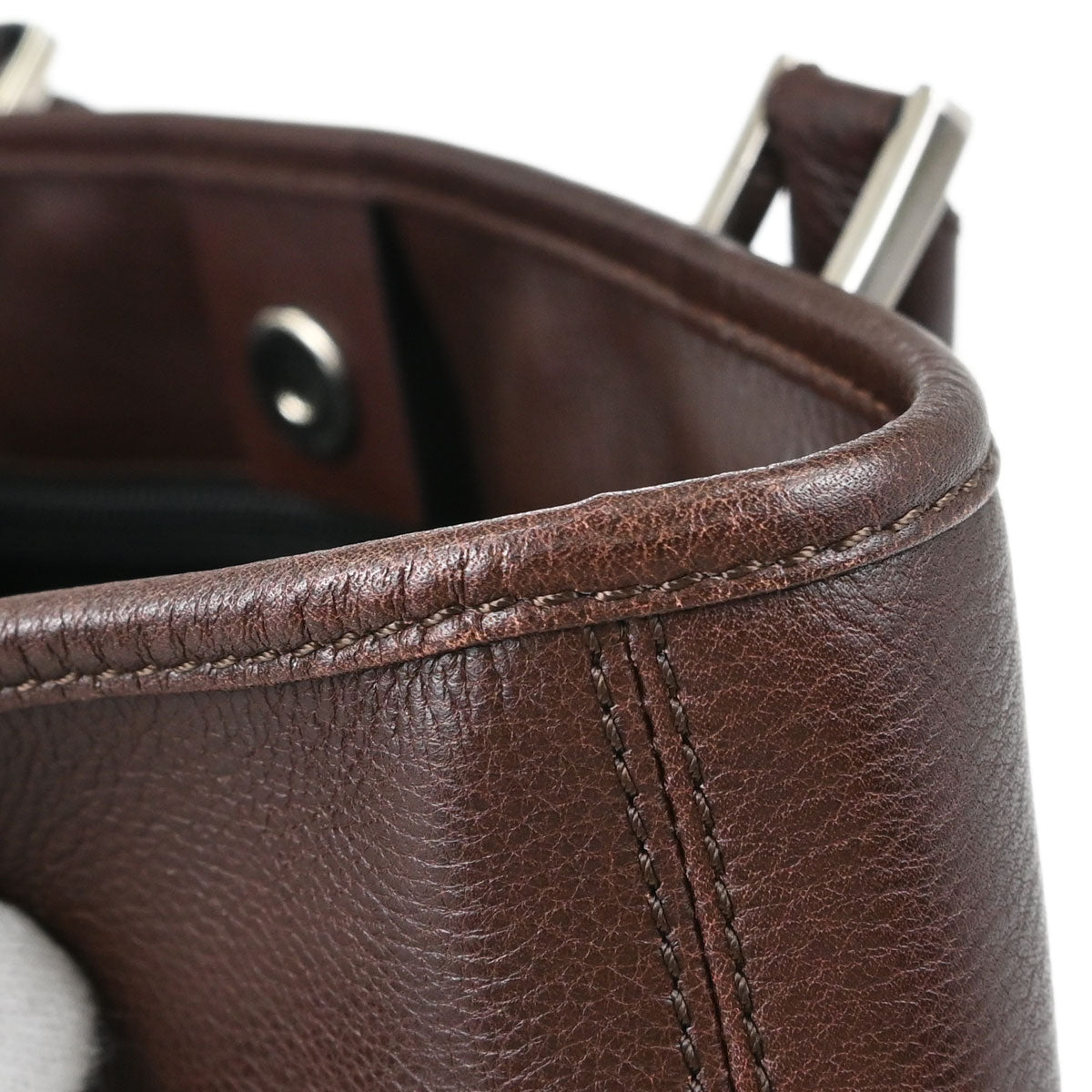 Loewe Brown Leather Fusta Tote Handbag