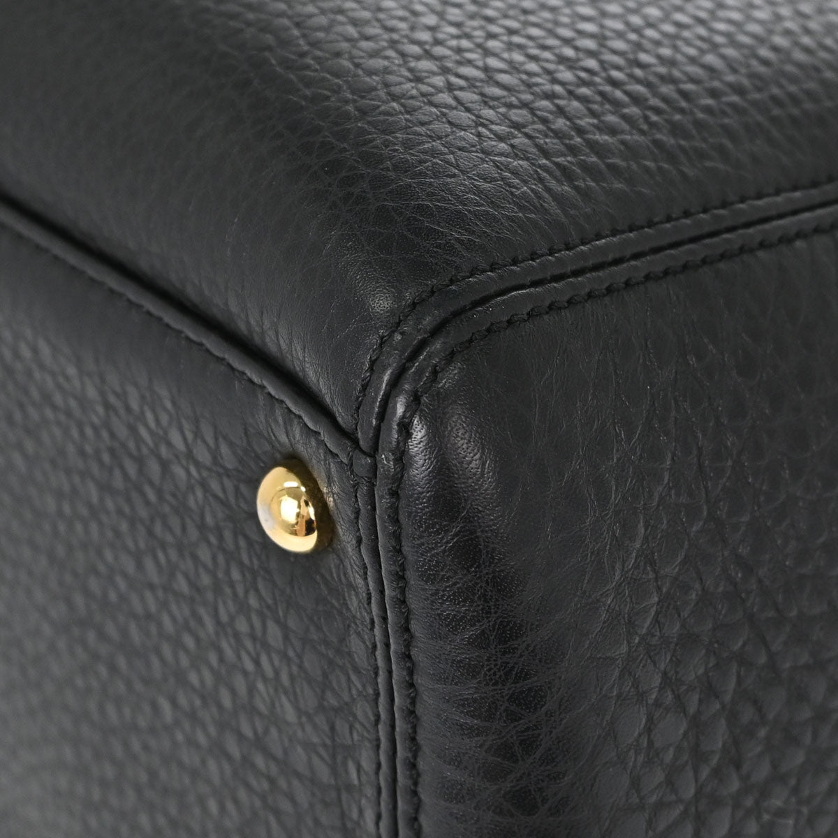 Chanel 2014 Black Deerskin Executive Cerf 2way Shoulder Tote Bag