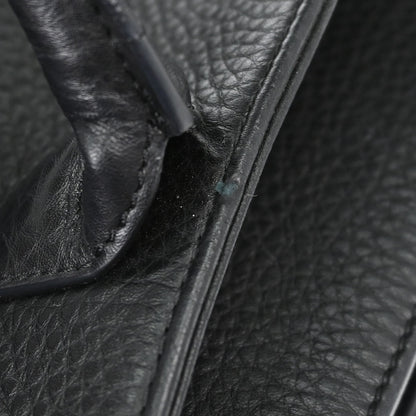 Chanel 2014 Black Deerskin Executive Cerf 2way Shoulder Tote Bag