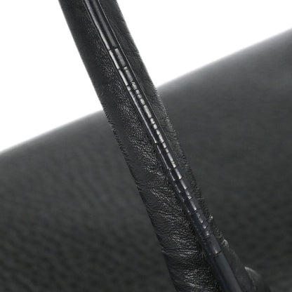 Chanel 2014 Black Deerskin Executive Cerf 2way Shoulder Tote Bag