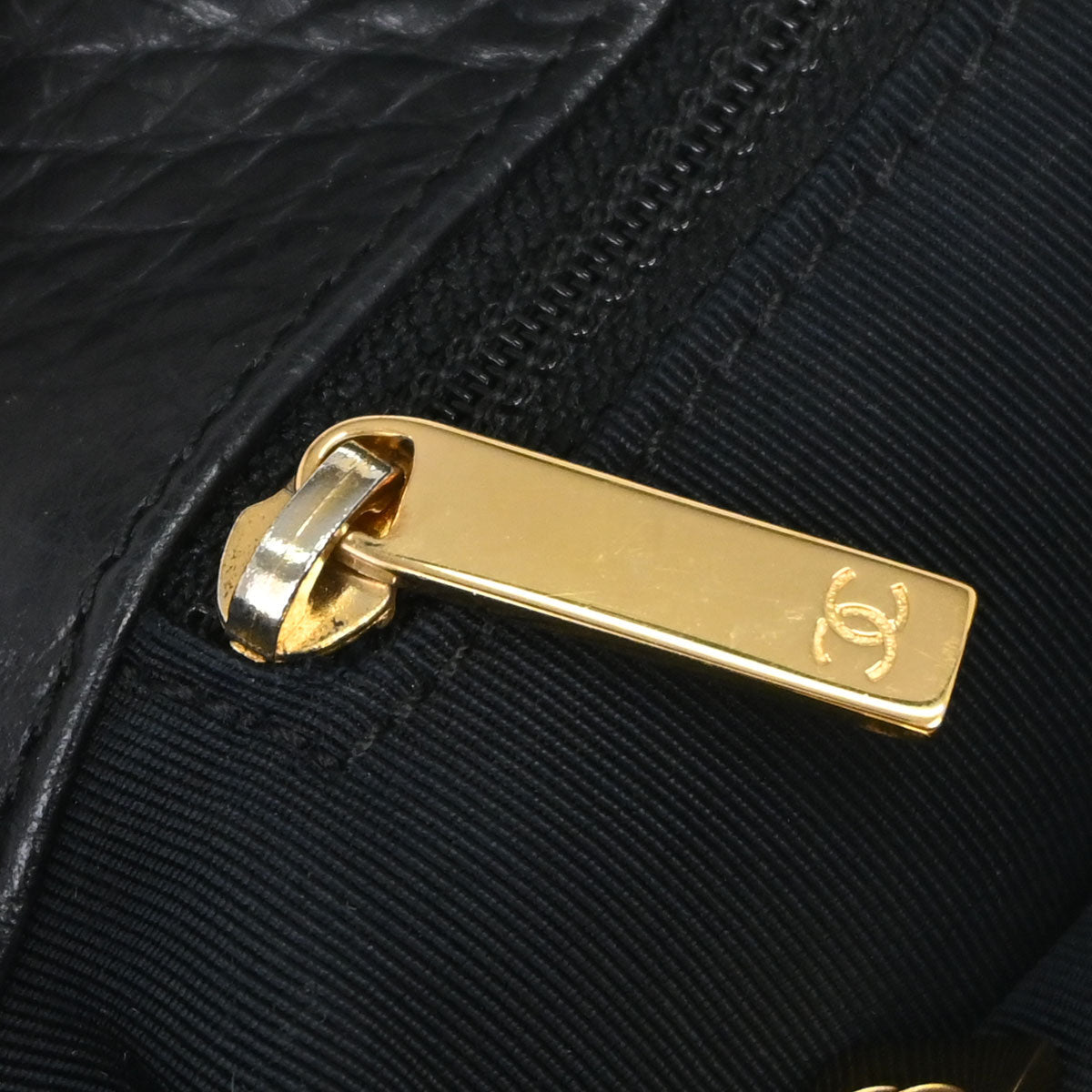 Chanel 2014 Black Deerskin Executive Cerf 2way Shoulder Tote Bag