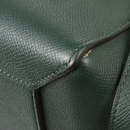 Celine Green Leather Belt Bag Micro 2way Handbag