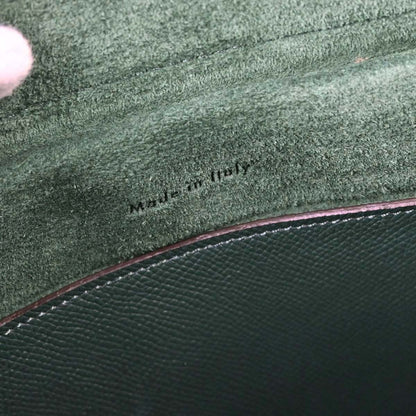 Celine Green Leather Belt Bag Micro 2way Handbag
