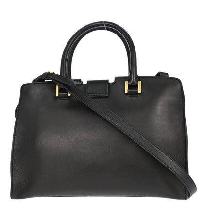 Saint Laurent Black Calfskin Baby Cabas 2way Shoulder Handbag