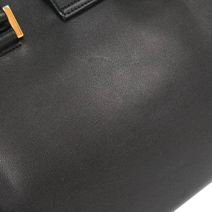 Saint Laurent Black Calfskin Baby Cabas 2way Shoulder Handbag