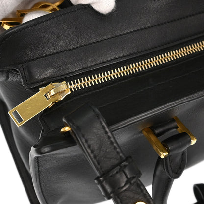 Saint Laurent Black Calfskin Baby Cabas 2way Shoulder Handbag