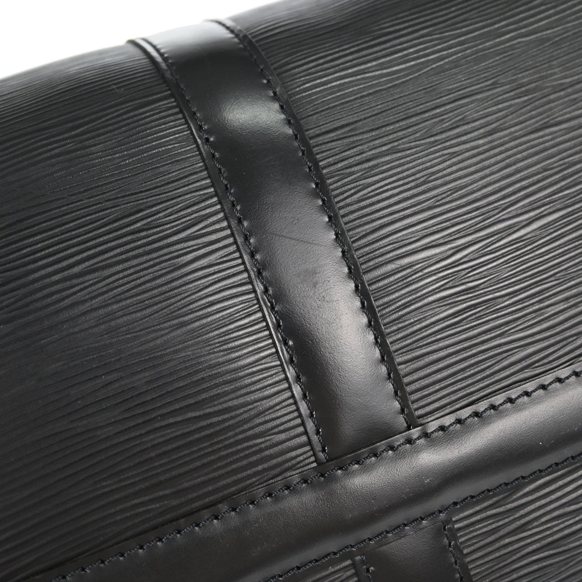 Louis Vuitton Black Epi Keepall 45 Travel Handbag M42972