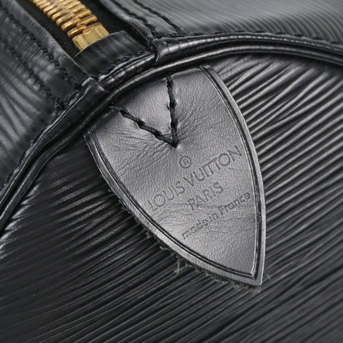 Louis Vuitton Black Epi Keepall 45 Travel Handbag M42972