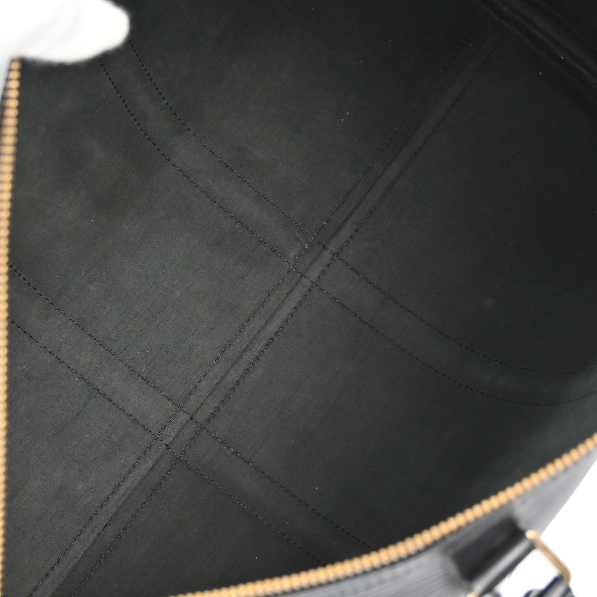 Louis Vuitton Black Epi Keepall 45 Travel Handbag M42972