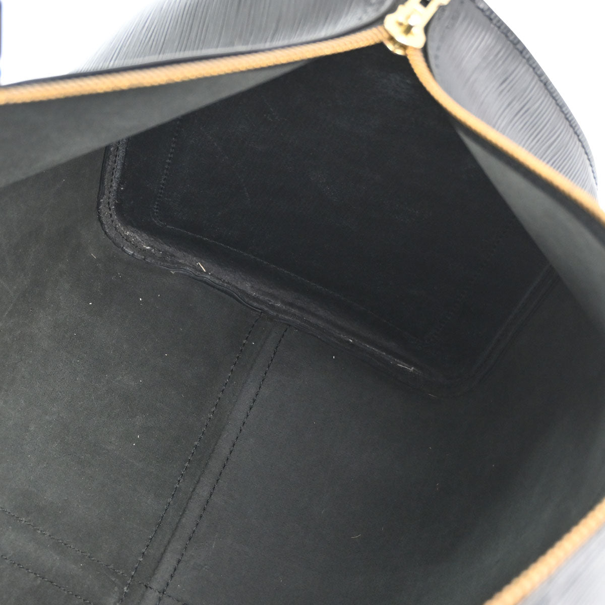 Louis Vuitton Black Epi Keepall 45 Travel Handbag M42972