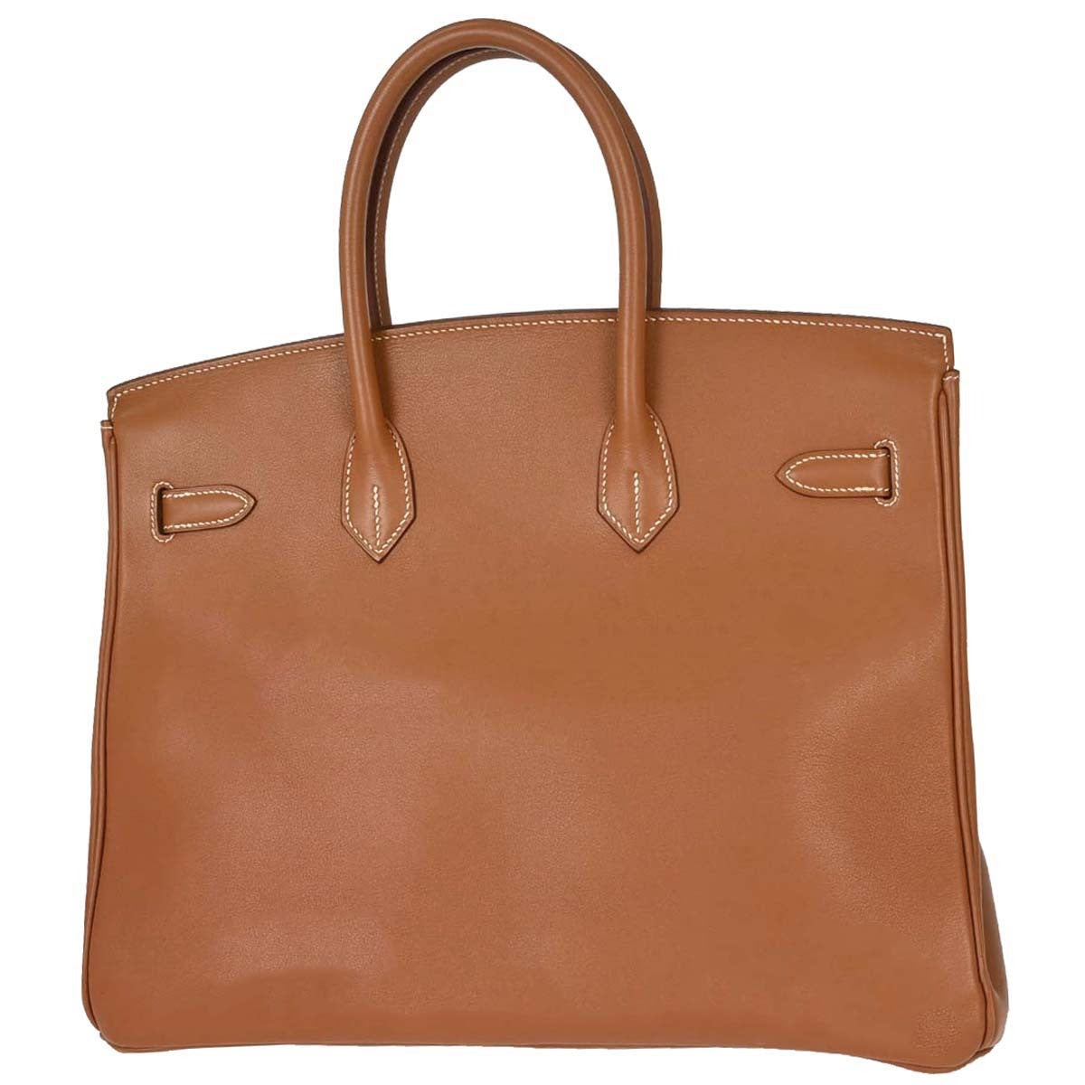 Hermes Gold Swift Birkin 35 Handbag
