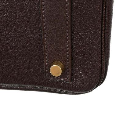 Hermes Havane Chevre Coromandel HAC Haut a Courroies 32 Handbag