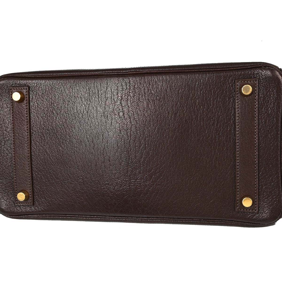 Hermes Havane Chevre Coromandel HAC Haut a Courroies 32 Handbag