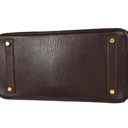 Hermes Havane Chevre Coromandel HAC Haut a Courroies 32 Handbag