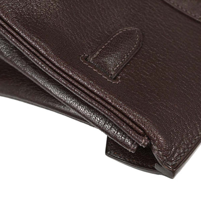 Hermes Havane Chevre Coromandel HAC Haut a Courroies 32 Handbag