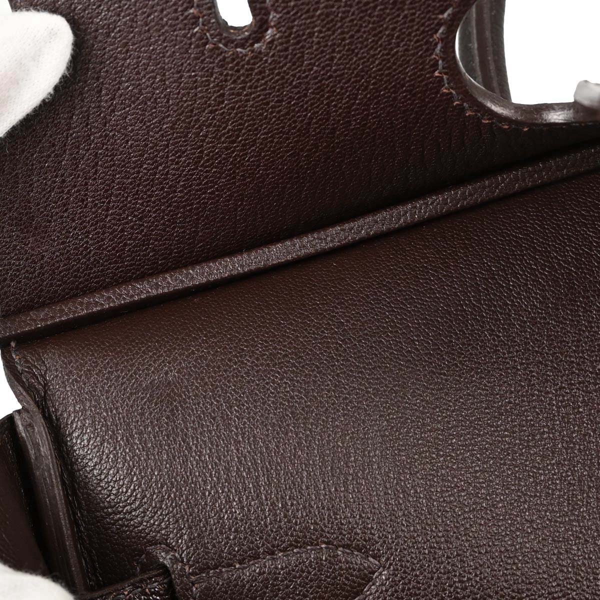Hermes Havane Chevre Coromandel HAC Haut a Courroies 32 Handbag