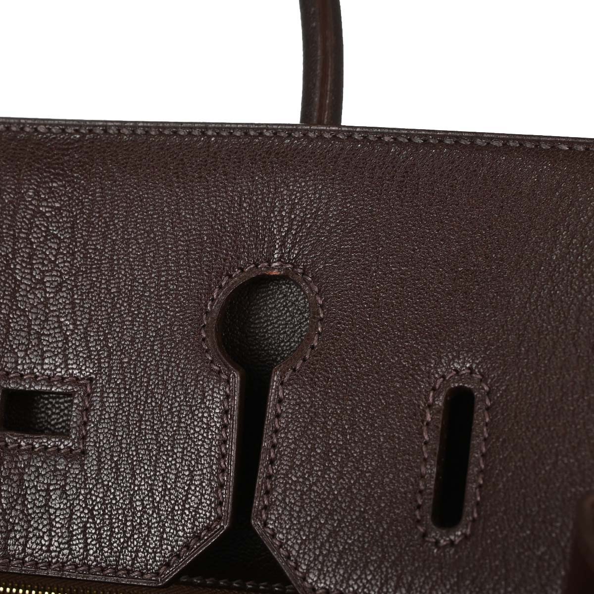 Hermes Havane Chevre Coromandel HAC Haut a Courroies 32 Handbag