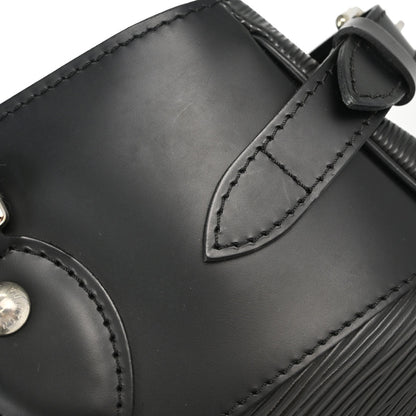 Louis Vuitton Black Epi Passy PM Tote Handbag M59262