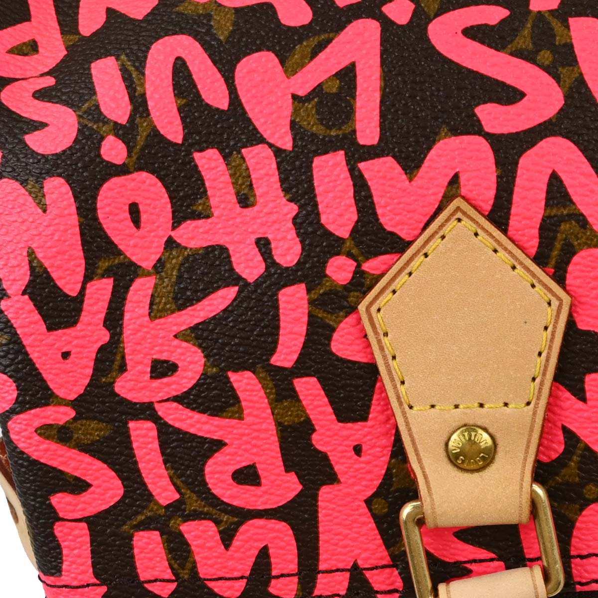 Louis Vuitton Pink Monogram Graffiti Speedy 30 Handbag M93704