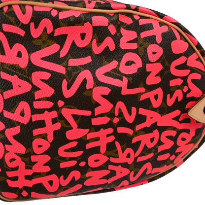 Louis Vuitton Pink Monogram Graffiti Speedy 30 Handbag M93704
