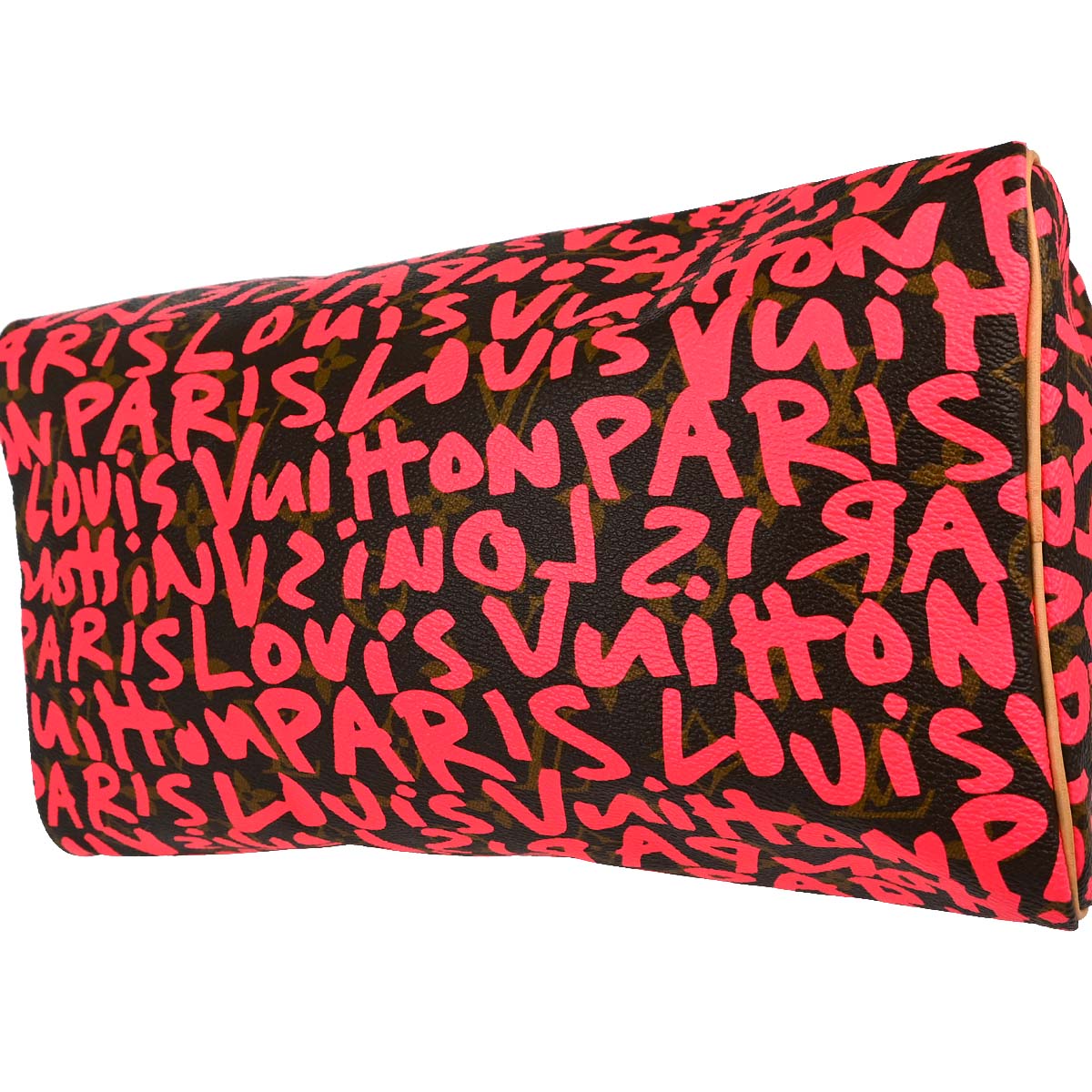 Louis Vuitton Pink Monogram Graffiti Speedy 30 Handbag M93704
