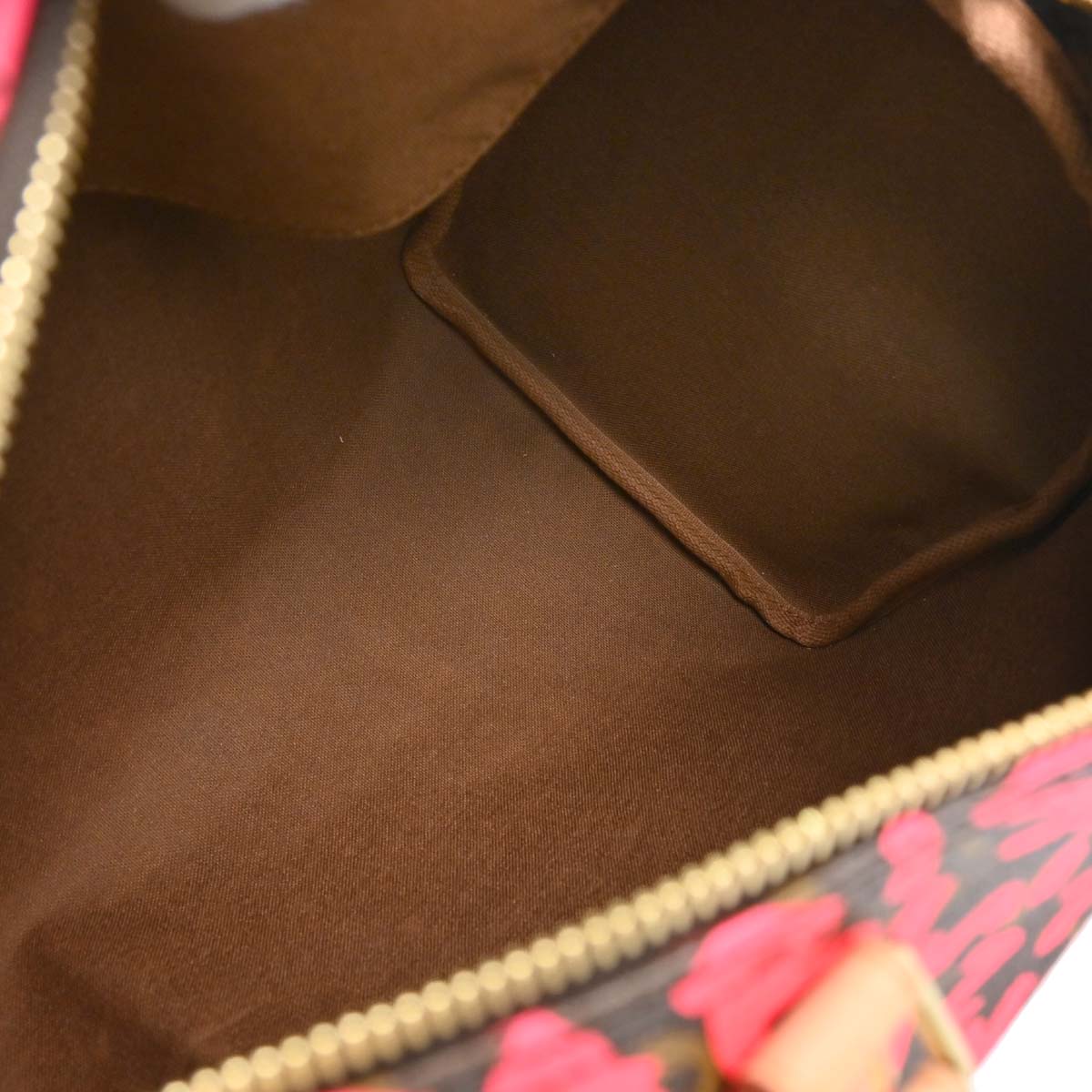 Louis Vuitton Pink Monogram Graffiti Speedy 30 Handbag M93704