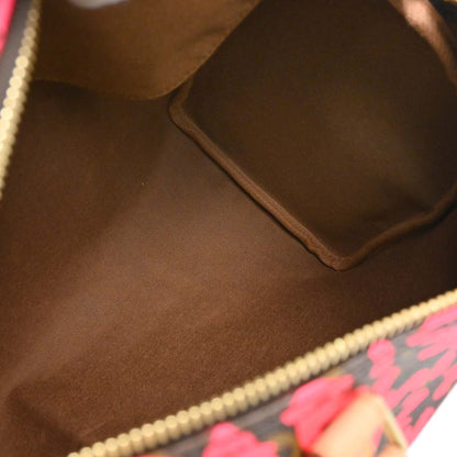 Louis Vuitton Pink Monogram Graffiti Speedy 30 Handbag M93704