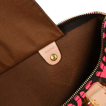 Louis Vuitton Pink Monogram Graffiti Speedy 30 Handbag M93704