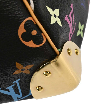 Louis Vuitton Black Monogram Multicolor Speedy 30 Handbag M92642