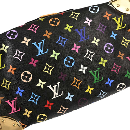Louis Vuitton Black Monogram Multicolor Speedy 30 Handbag M92642