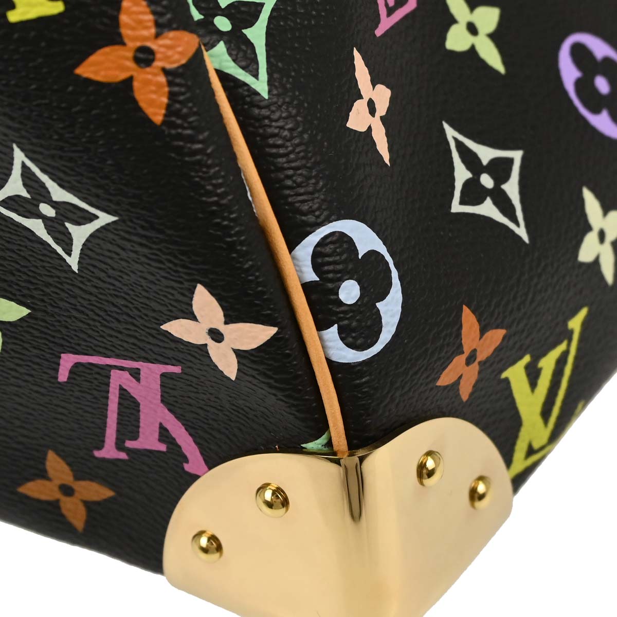 Louis Vuitton Black Monogram Multicolor Speedy 30 Handbag M92642