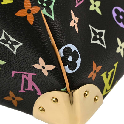 Louis Vuitton Black Monogram Multicolor Speedy 30 Handbag M92642