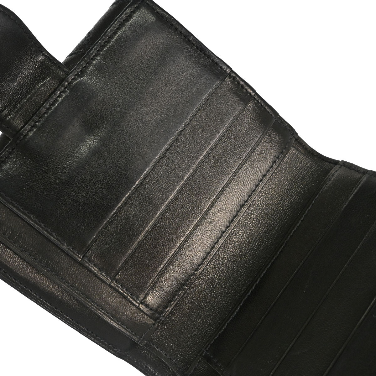 Chanel Black Lambskin Bicolore Bifold Wallet