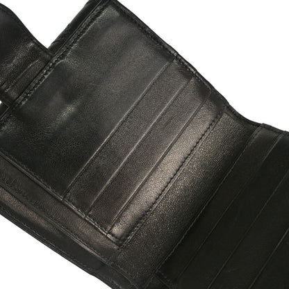 Chanel Black Lambskin Bicolore Bifold Wallet