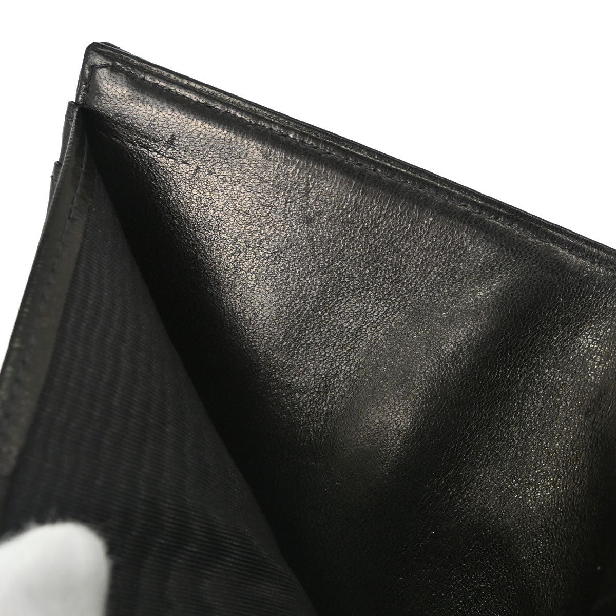 Chanel Black Lambskin Bicolore Bifold Wallet