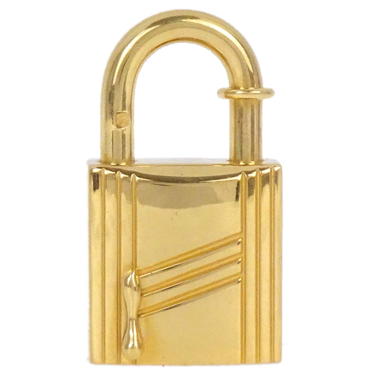 Hermes Annee Arbre 1998 Cadena Padlock Gold Small Good