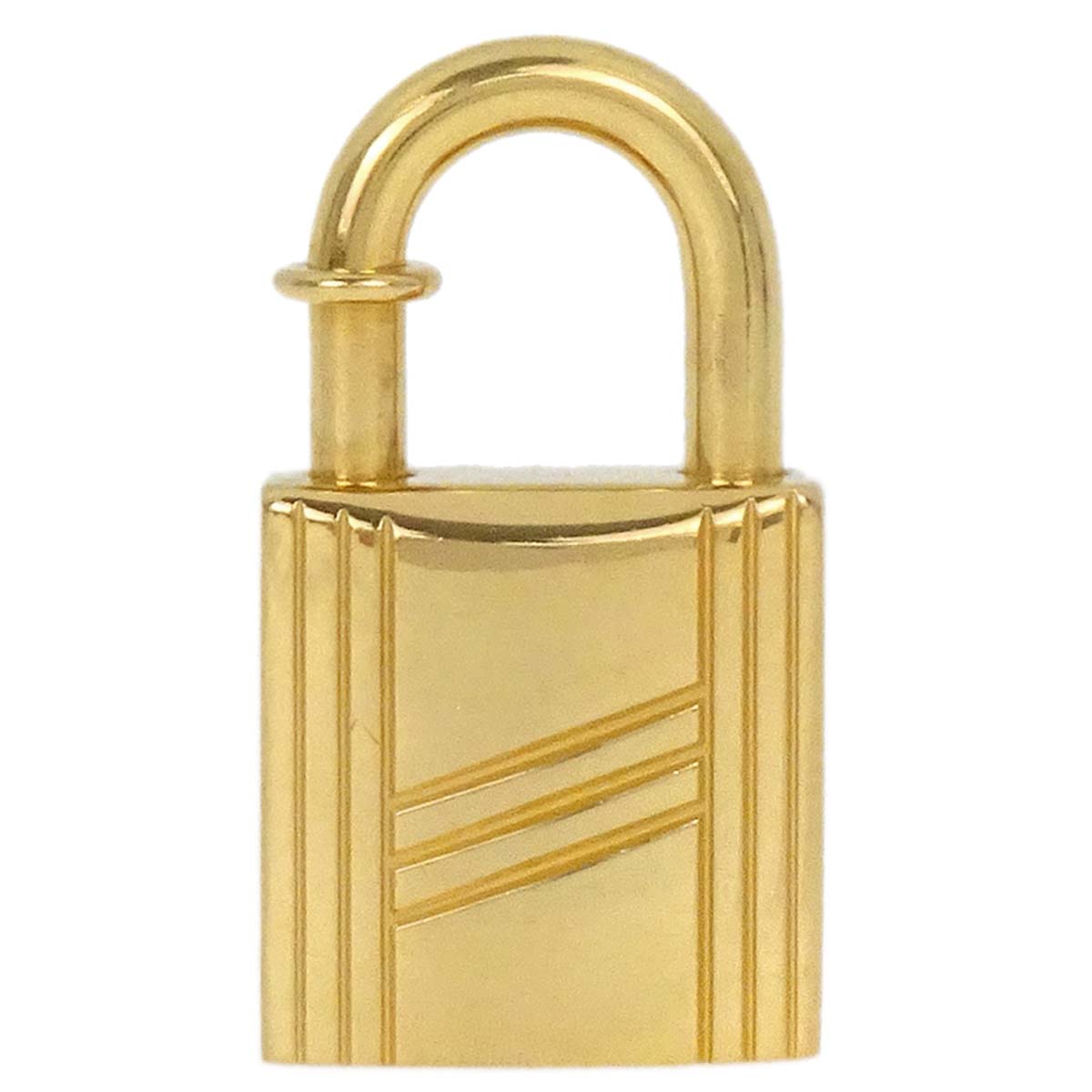 Hermes Annee Arbre 1998 Cadena Padlock Gold Small Good