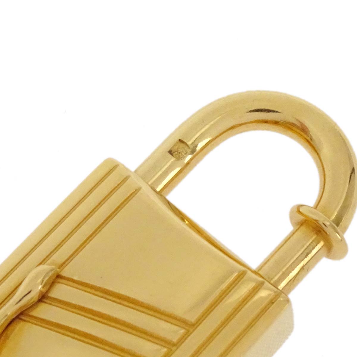 Hermes Annee Arbre 1998 Cadena Padlock Gold Small Good