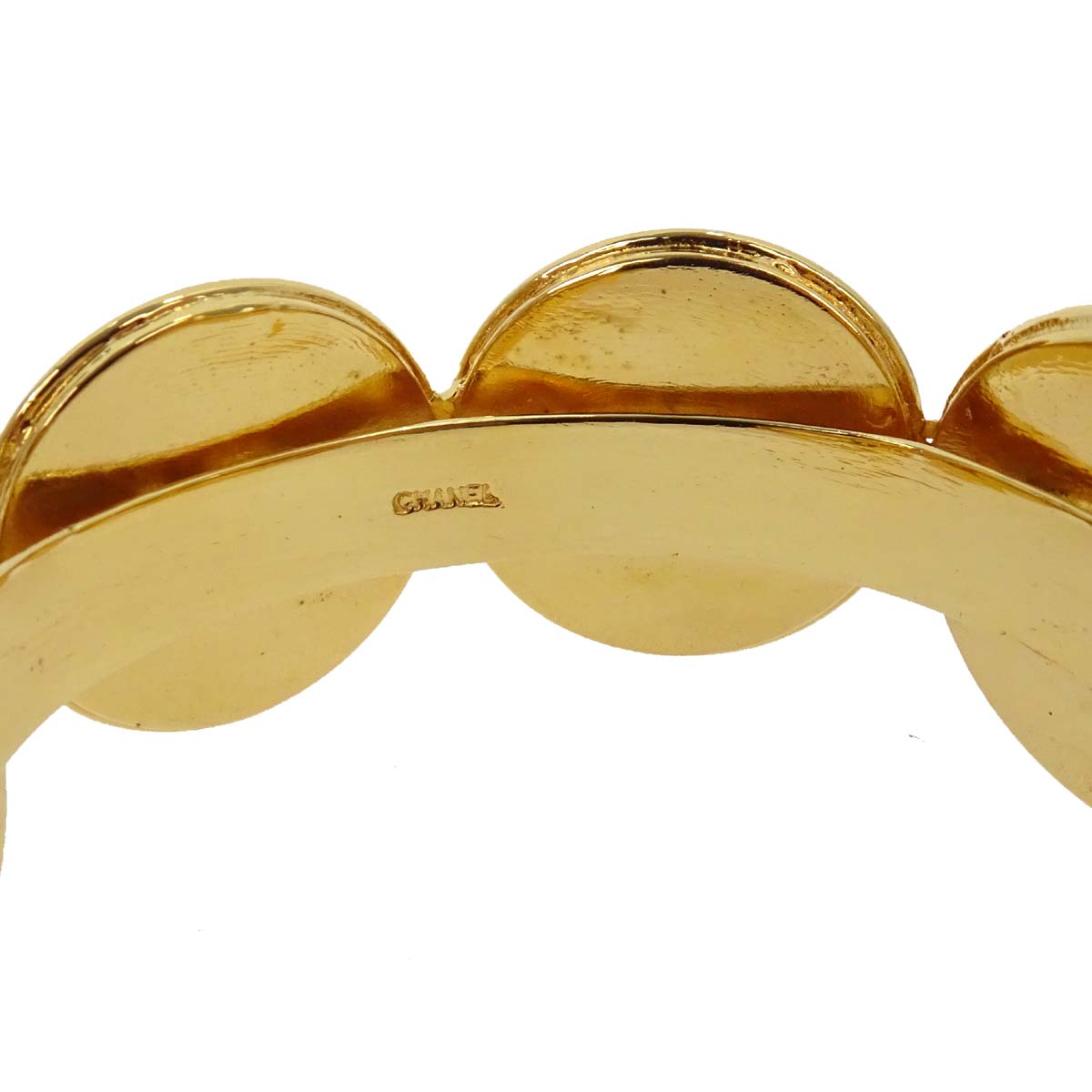 Chanel Gold Icon Bracelet Bangle Accessories