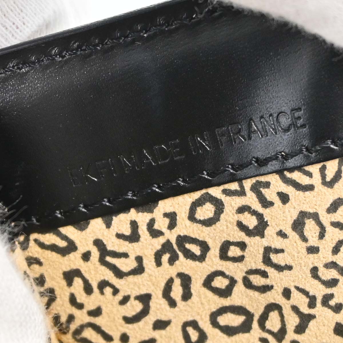 Cartier Black Leather Panthere Top Handle Handbag