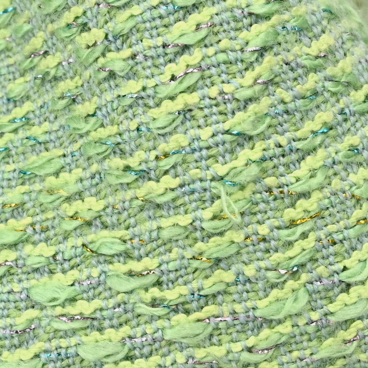 Chanel 1997 Single Breasted Tweed Jacket Green #42