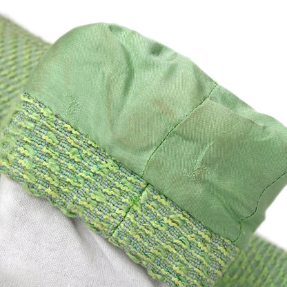 Chanel 1997 Single Breasted Tweed Jacket Green #42