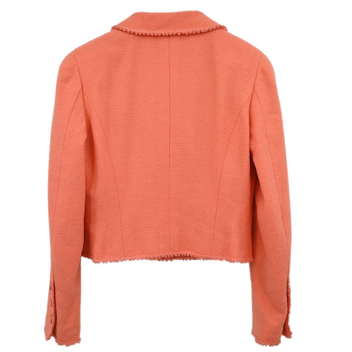 Chanel 1997 Tweed Jacket Orange #38