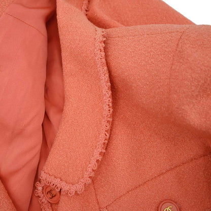 Chanel 1997 Tweed Jacket Orange #38