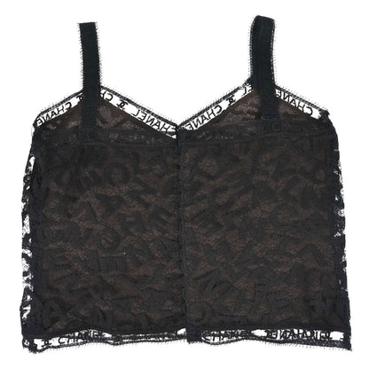 Chanel 1998 Lace Camisole Top Black Brown #38