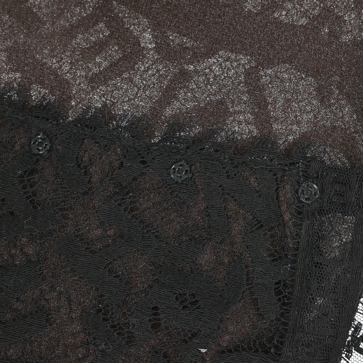 Chanel 1998 Lace Camisole Top Black Brown #38