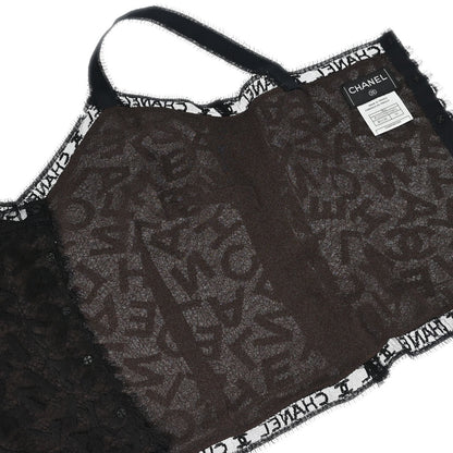 Chanel 1998 Lace Camisole Top Black Brown #38