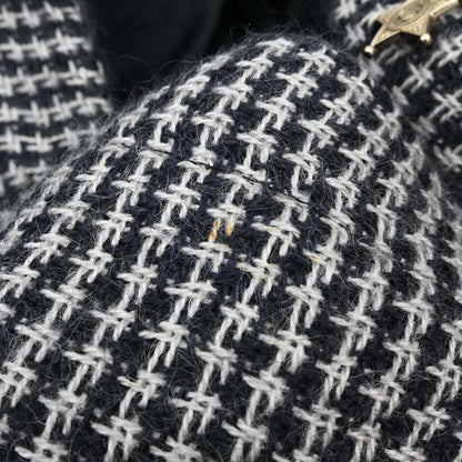 Chanel 2014-2015 Paris-Dallas Tweed Coat Black White #38